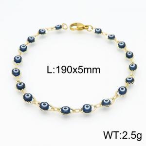 Stainless Steel Gold-plating Bracelet - KB154279-Z