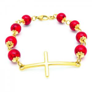 Stainless Steel Gold-plating Bracelet - KB155209-BH