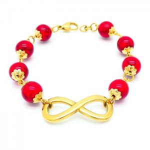 Stainless Steel Gold-plating Bracelet - KB155213-BH