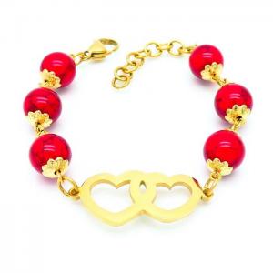 Stainless Steel Gold-plating Bracelet - KB155215-BH