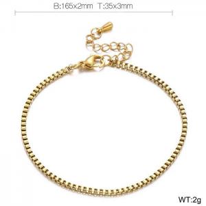 Stainless Steel Gold-plating Bracelet - KB155305-Z