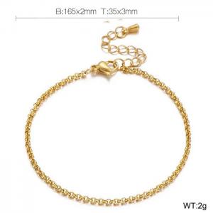 Stainless Steel Gold-plating Bracelet - KB155307-z