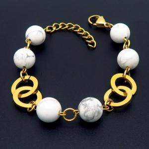 Stainless Steel Gold-plating Bracelet - KB155347-BH