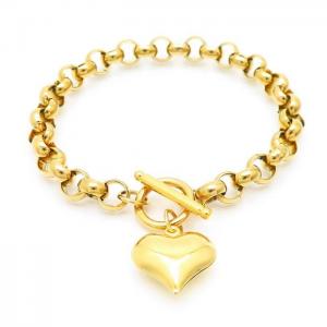 Stainless Steel Gold-plating Bracelet - KB155356-BJ