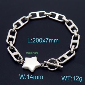 Stainless Steel Bracelet(Men) - KB155784-Z