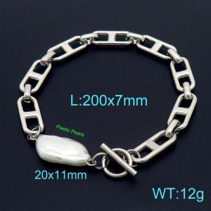 Stainless Steel Bracelet(Men) - KB155786-Z