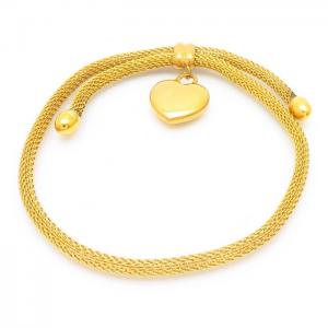 Stainless Steel Gold-plating Bracelet - KB156782-KD