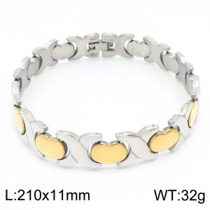 Stainless Steel Gold-plating Bracelet - KB157641-BYZ