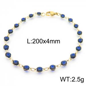 Stainless Steel Gold-plating Bracelet - KB157720-Z