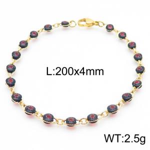 Stainless Steel Gold-plating Bracelet - KB157723-Z