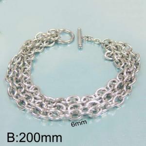 Stainless steel multi-layer bracelet - KB15862-Z