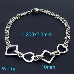 Stainless Steel Special Bracelet - KB160776-Z