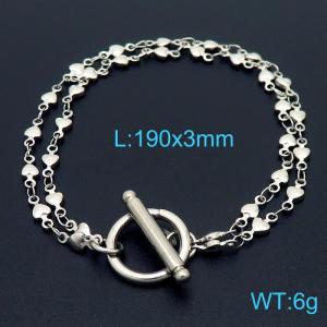 Stainless Steel Special Bracelet - KB161187-Z
