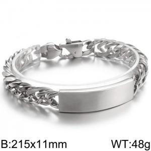 Stainless Steel Bracelet(Men) - KB162515-Z