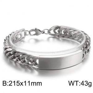 Stainless Steel Bracelet(Men) - KB162522-Z