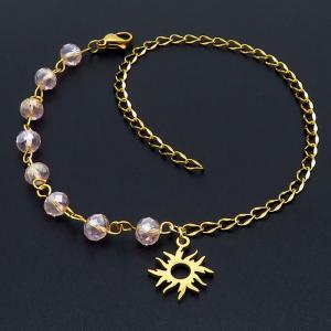 Stainless Steel Gold-plating Bracelet - KB162772-DL