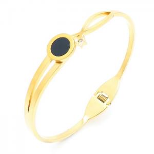 Stainless Steel Gold-plating Bangle - KB162830-WJ