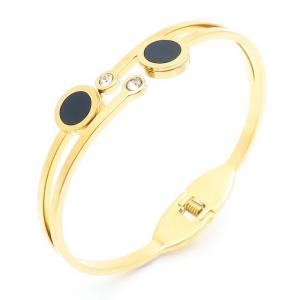 Stainless Steel Gold-plating Bangle - KB162836-WJ