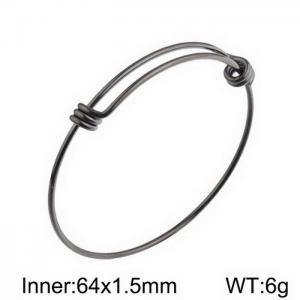 coil bracelet plasma stainless steel adjustable live wire - KB163105-Z