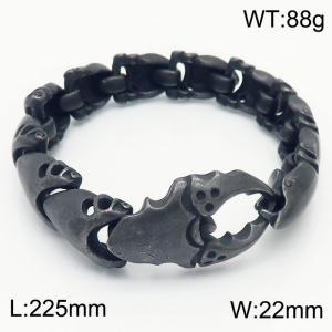 Dark personality crab claw men's stainless steel bracelet - KB163989-KJX