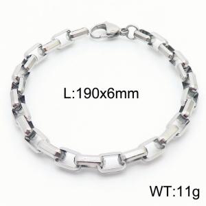 Fashion Korean version cut edge long box chain neutral wind bracelet - KB167752-Z