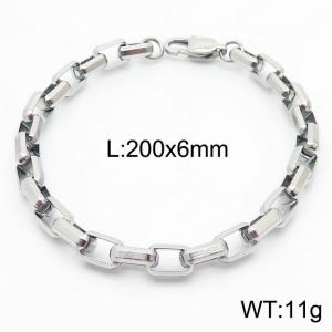 Fashion Korean version cut edge long box chain neutral wind bracelet - KB167754-Z