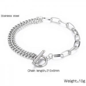 Stainless steel OT buckle bracelet - KB168042-Z