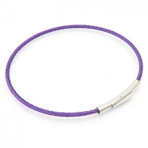 Weiya thread woven steel wire stainless steel bracelet - KB170721-QY