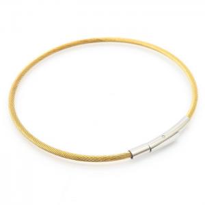 Weiya thread woven steel wire stainless steel bracelet - KB170722-QY