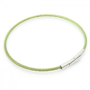 Weiya thread woven steel wire stainless steel bracelet - KB170724-QY
