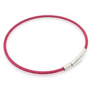 Weiya thread woven steel wire stainless steel bracelet - KB170726-QY