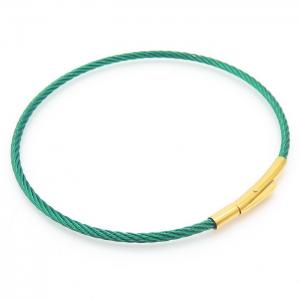 Weiya thread woven steel wire stainless steel bracelet - KB170731-QY