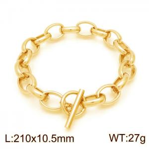 Stainless steel OT buckle bracelet - KB170893-Z