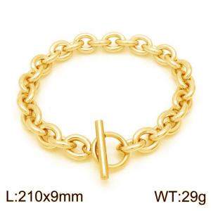 Stainless steel OT buckle bracelet - KB170894-Z