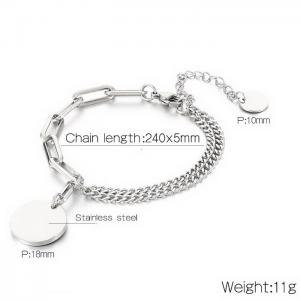 Stainless steel splicing circular bracelet - KB170906-Z