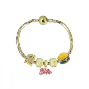 Stainless Steel Gold-plating Bracelet - KB182090-PA