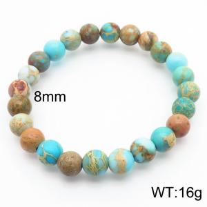 Natural Stone Beaded Bracelet for Women FashionJewelry - KB182924-Z