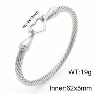 Steel wire rope stainless steel bracelet - KB182951-Z