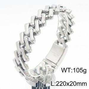 Stainless Steel Bracelet(Men) - KB182970-KJX
