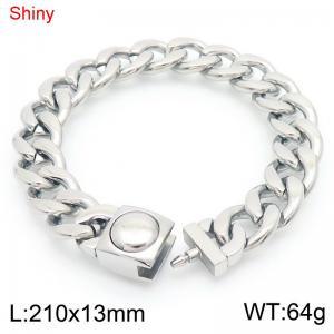Stainless Steel Bracelet(Men) - KB183670-Z