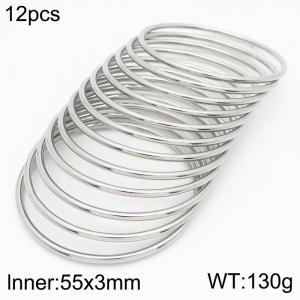 Stainless steel bracelet - KB183930-LO