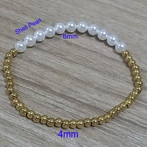 Elastic rope beaded bracelet - KB184787-Z