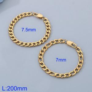 Stainless steel 3:1NK chain bracelet - KB185019-Z