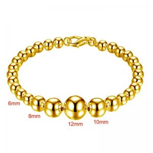 Stainless steel ball bracelet - KB185474-Z