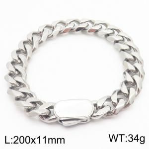 Stainless Steel Bracelet(Men) - KB186243-TSC