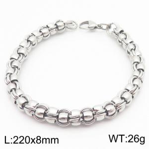 Stainless Steel Bracelet(Men) - KB186245-TSC
