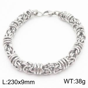 Stainless Steel Bracelet(Men) - KB186247-TSC