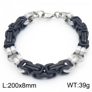 8mm spliced bracelet, trendy men's king chain - KB186464-Z