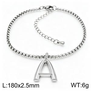 Stainless Steel Jewelry Alphabet Element Bracelet - KB186497-Z
