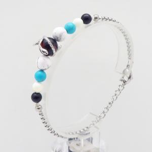 Stainless Steel Stone Bracelet - KB187583-FA